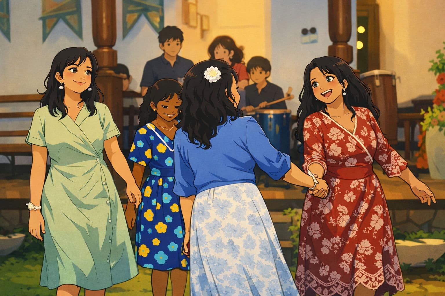 Anual family celebration (gibli style)